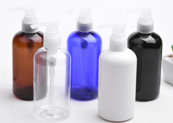 250ml clear amber  black Cosmetic Plastic Lotion Bottle For skincare product