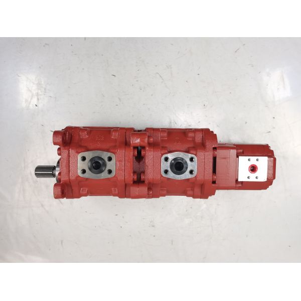 Stainless Steel KYB Gear Pump KYB51100-KRP4 27+17-4(1) Medium High Pressure Hydraulic Gear Pump for Kawasaki Construction Equipment