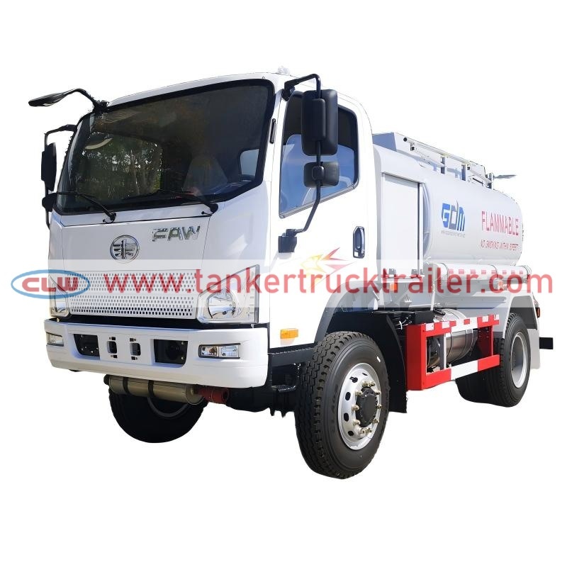 FAW 4×4 5000L Fuel Dispenser Truck for Off-Road Fuel Supply