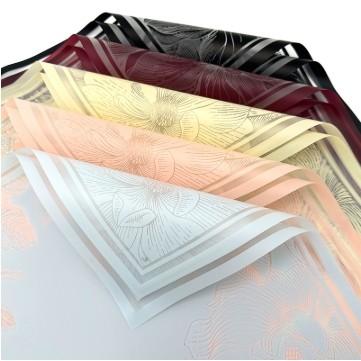 Mulan Jelly Film Waterproof Flower Packaging Paper 57*57cm Multiple Color for Floral Bouquet Packaging Material