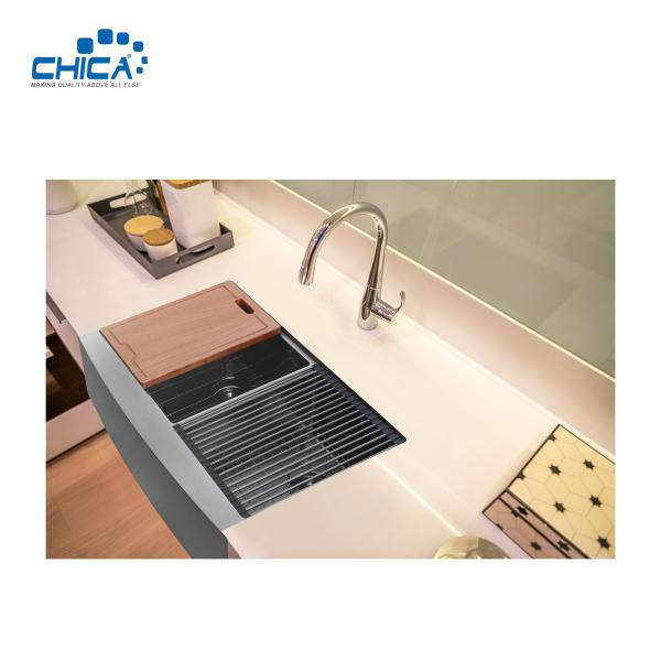 Apron Front stainless steel Double Bowl Kitchen Sinks Handmade House Kitchen Sinks