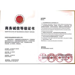 Wuxi Hai Lang Metal Product Co.,Ltd Certifications