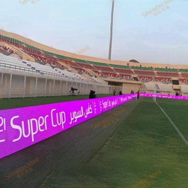 Exposição de diodo emissor de luz 6000cd/m2 do perímetro do estádio do grilo do futebol do futebol do basquetebol dos esportes