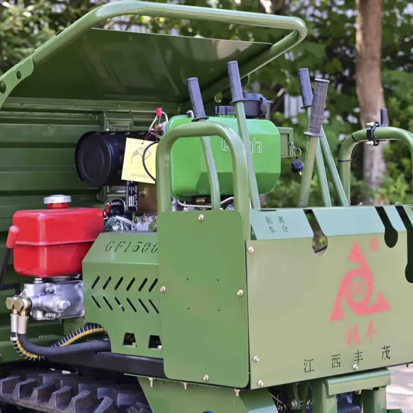 Дизельный двигатель GF2000 резиновый трейлер 2000 кг строительная техника