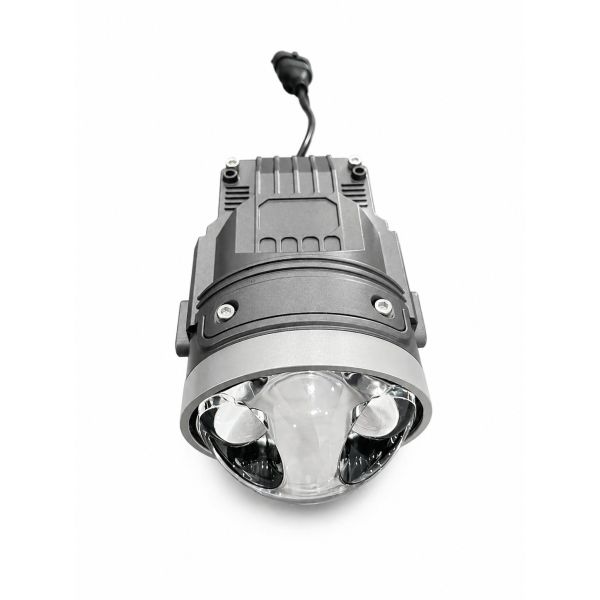 Fog Lamp Dual Color 110W Pair Projector LED Bulb Lens 6500K 3000K Canbus Auto