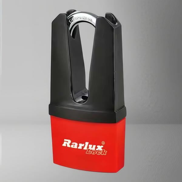 Rarlux Waterproof Padlock Shackle Protected Disc Padlock with Plastic Cover High Safety 4 Keys 55mm,65mm Best Padlock