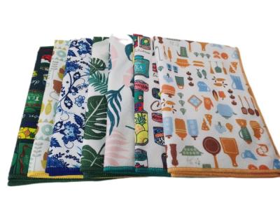 Toalha de prato de Microfiber da barra de café para a toalha de chá dos pratos