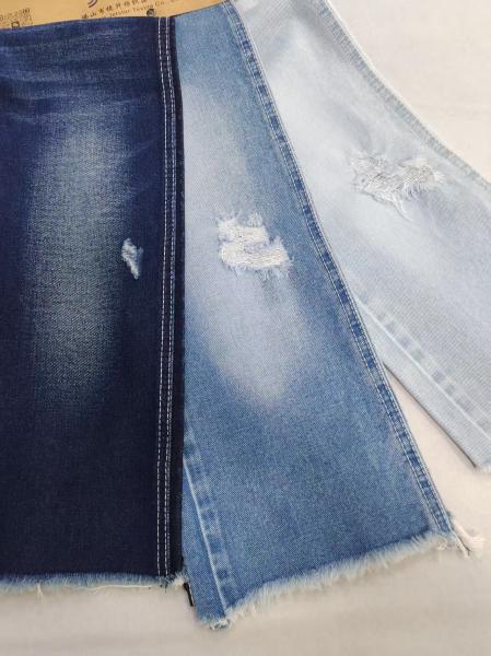 Super-soft  Heavy Weight  Dark Indigo Denim Fabric With 10*7 Construction JSD3074 11.5oz