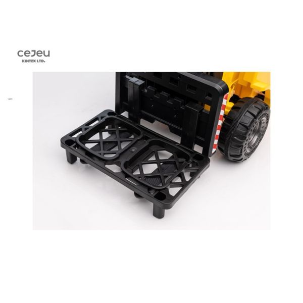 Children's engineering car toy car. Forklift Trailer toy car Light/Music