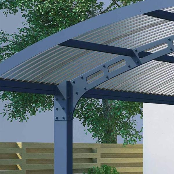 Structures résidentielles galvanisées de parking de picovolte pour le parking