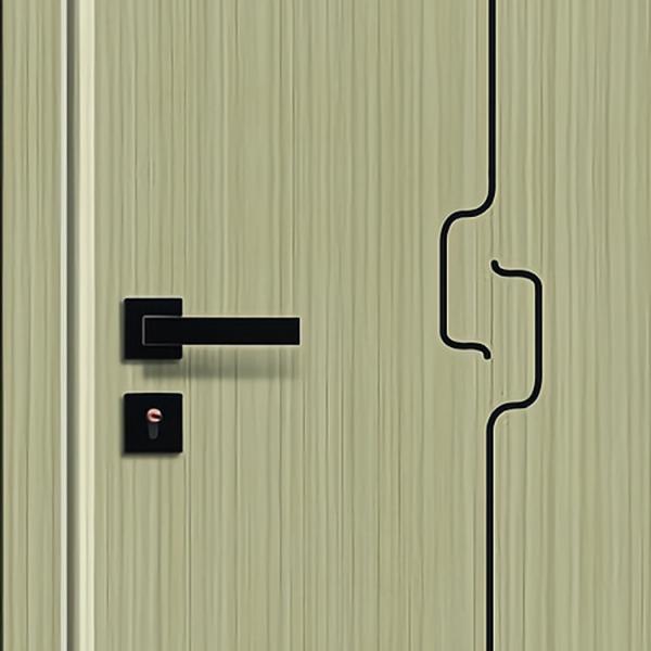 Porta interior do núcleo contínuo à prova de som do folheado da noz