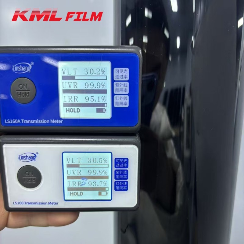 KML 6.5 Mil Self-Healing TPU Window Tint Film Anti-Scratch Car Windshield Self-Adhesive Side & Rear Auto Window Protection