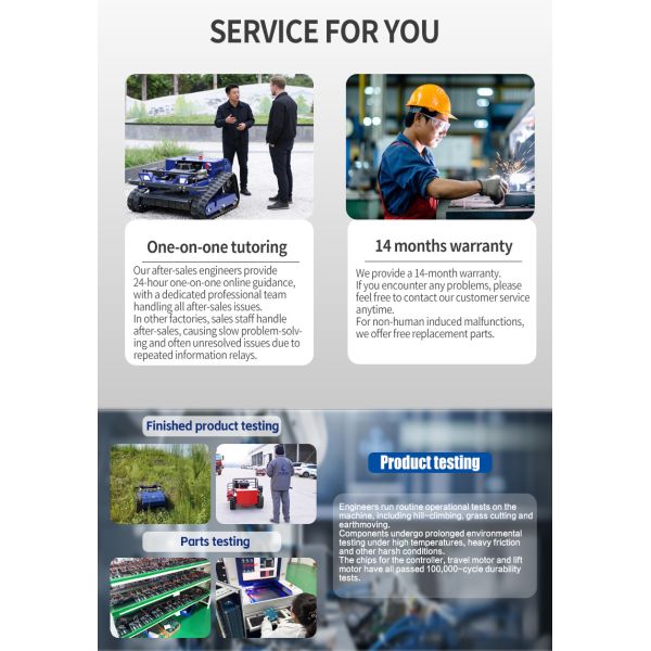 RC Lawn Mower Field Weed Cleaning All-Terrain RC Lawn Mower Mountain Wasteland Clearing Strong Climbing Weedy Terrain