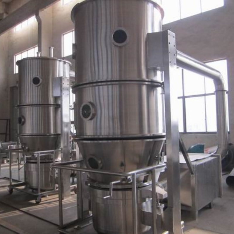 High Purity Vertical Fluidized Bed Dryer 200kg/batch For Chemical Powder