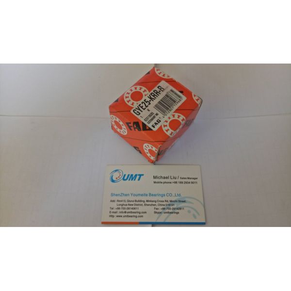 GYE25-KRR-B  Deep Groove Ball Bearing , 52mm FAG Ball Bearing for  Concrete Mixer