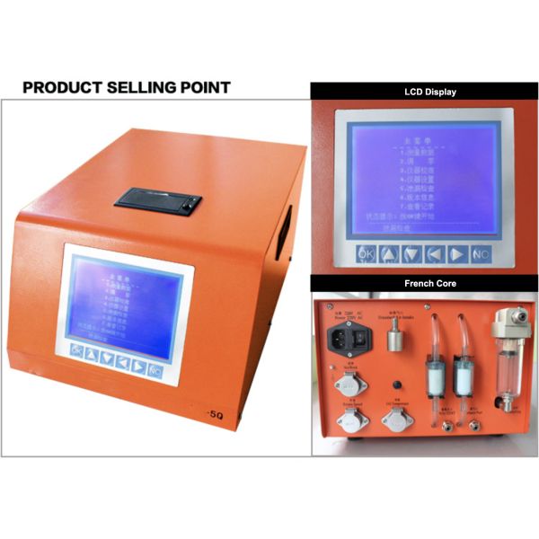 Portable Automotive Exhaust Gas Analyzer 5 in 1 Natural Gas Liquefied Gas and Gasoline