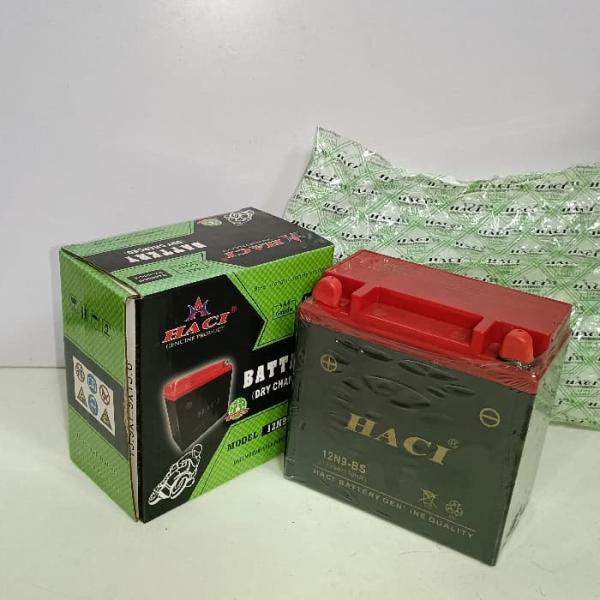 Red Cover Motorcycle Battery 12N9 12N9-BS Battery Replacement A Grade