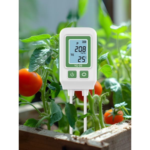 Пластмассовый YIERYI YG-09 Meter плодородия почвы / Npk Tester почвы легкий