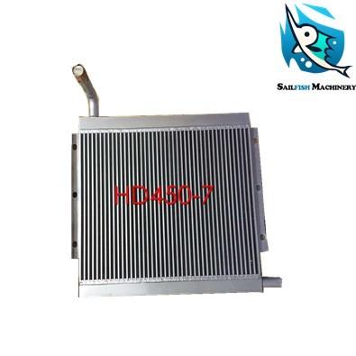 Hot sale aluminum HD450-7 oil cooling radiator for KATO excavator