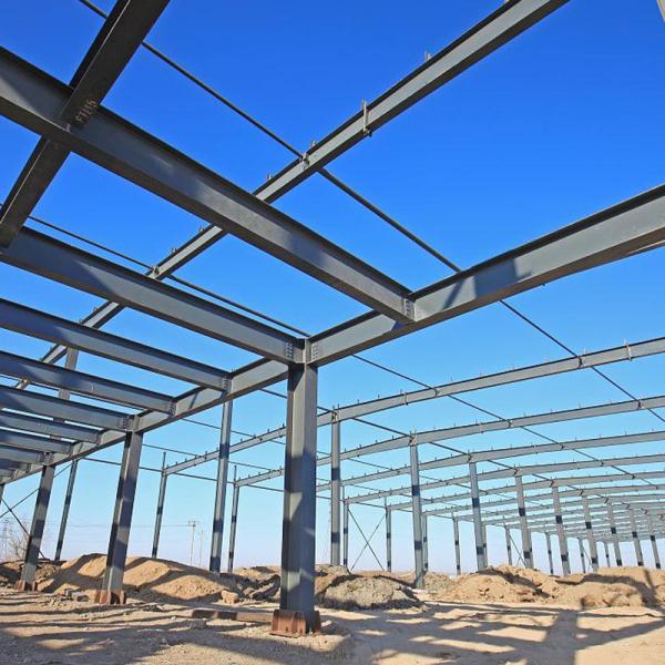 Estruturas pré-fabricadas de aço galvanizado para edifícios de estufas, classe Q235/Q345B