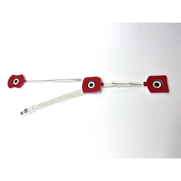 Экранная печать Медицинская мембранная переключатель клавиатура с прозрачным окном LCD