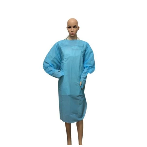 CPE Disposable Isolation Clothing , Disposable Lab Gowns Soft and Feeling
