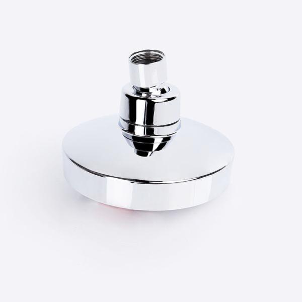 Water Saving Round Rain Shower Head Chrome Plated Surface Finishing Customized