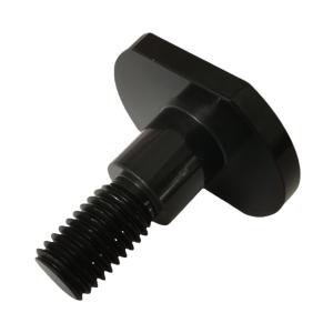 Piezas de torneado y fresado CNC de metales con acabado anodizado negro