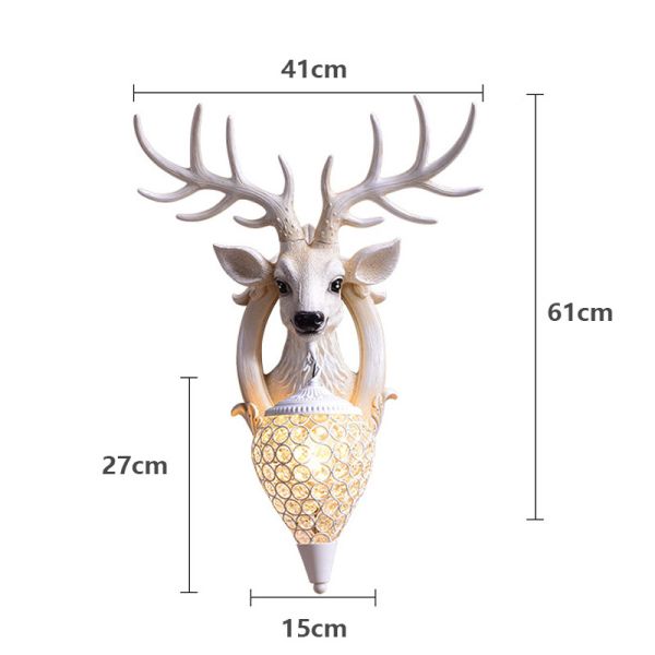 Antlers Indoor Led Wall Light Led Decoration for Wall Rustic Interior Lighting （WH-VR-64）