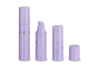 Light Purple 30ml Airless Pump Bottles Card Button 81mm * 85mm