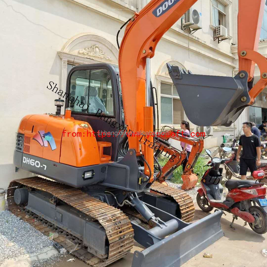 700 working hours used doosan DH55 mini excavator with excellent performance