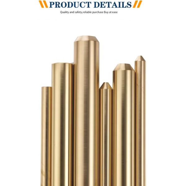 Corte livre Rod For Industry de bronze das barras de círculo do cobre de ASTM B16 C36000