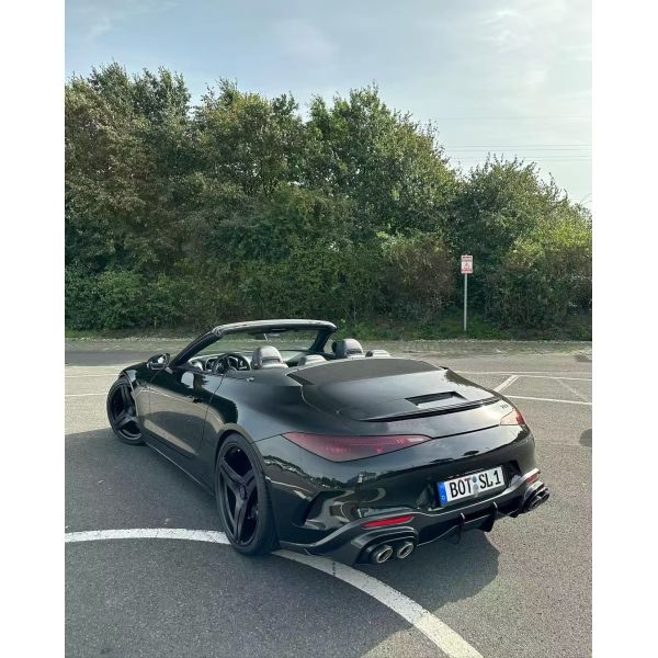 SL63 Mercedes Benz Sl Body Kit 2015 - 2016 BS Style Hood Spoiler Front Lip Diffuser