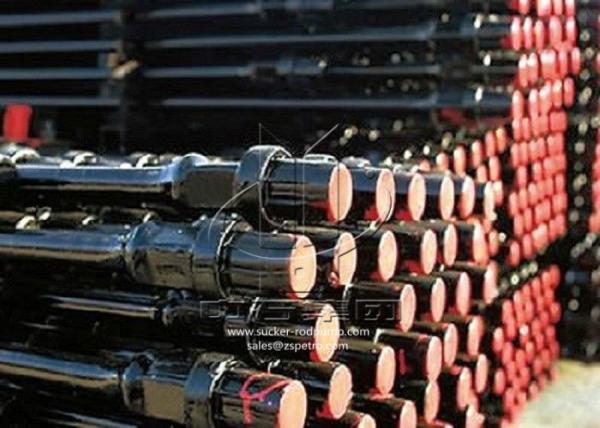 Durable Steel Sucker Rod / Oil Sucker Rod With Rod Coupling Customized Length