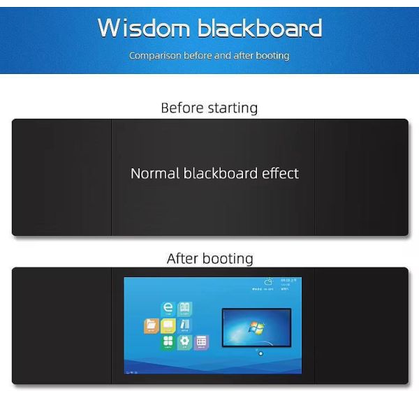 75 Inch Smart Digital Blackboard with Quad-core Processor and Multi User Support for Interactive Teaching