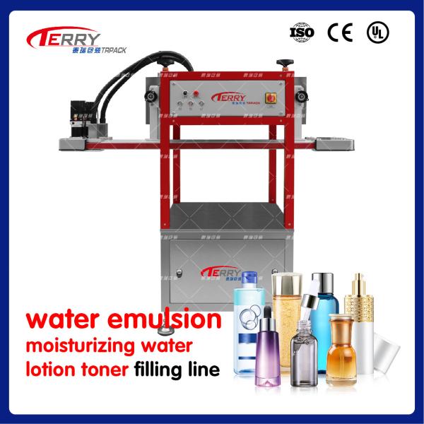 7 Inch Touch Screen Mascara Cosmetics Filling Machine Capacity 100-1000ml