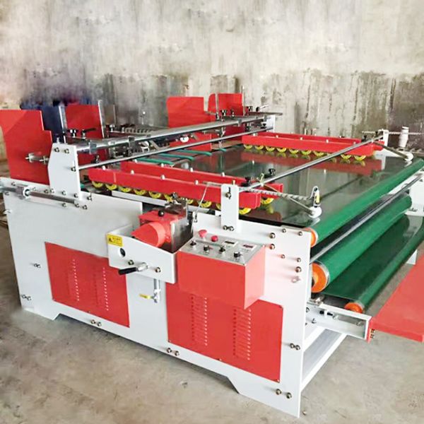 Semi Automatic Corrugated Cardboard Sheet Making Machine For Carton Box Folding Gluing