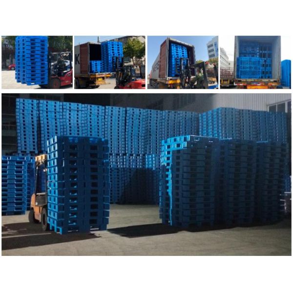 Штабелировать паллет HDPE пластиковый для утверждение SGS CE еды и перехода