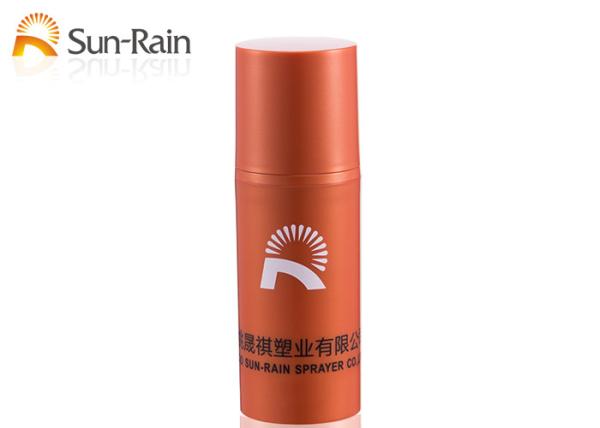 Plastic travel size cosmetic containers , SR - 2101A airless tubes cosmetic