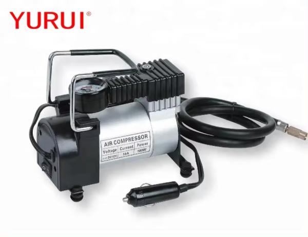 Portable High Pressure  Metal Car Air Compressor With Watch And Cloth Bag
