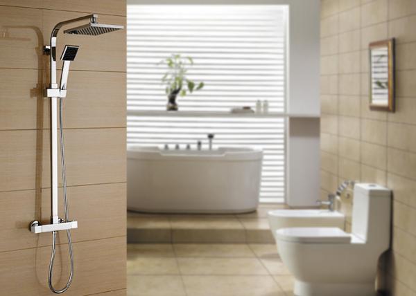 Solid Brass Thermostatic Rain Shower System ROVATE For Bathroom And Hotel