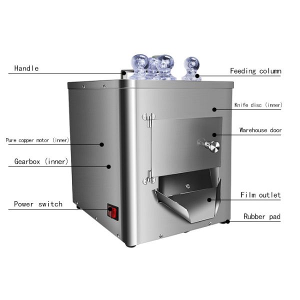 Automatic Stainless Steel Herbal Slicing Machine 720 Tablets Per Minute