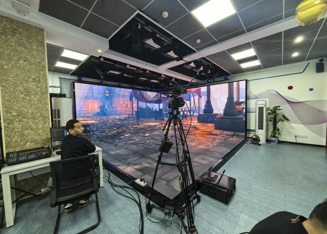 Ultra 8K Resolution Virtual LED Display XR Virtual Scene Interaction