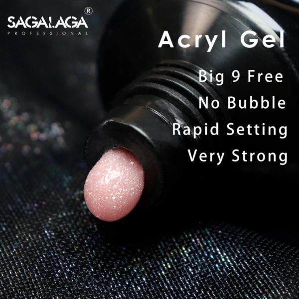 Nail Clear Poly Extension Gel 15g Builder Acrygel Nail Art Design for Nails Beginners