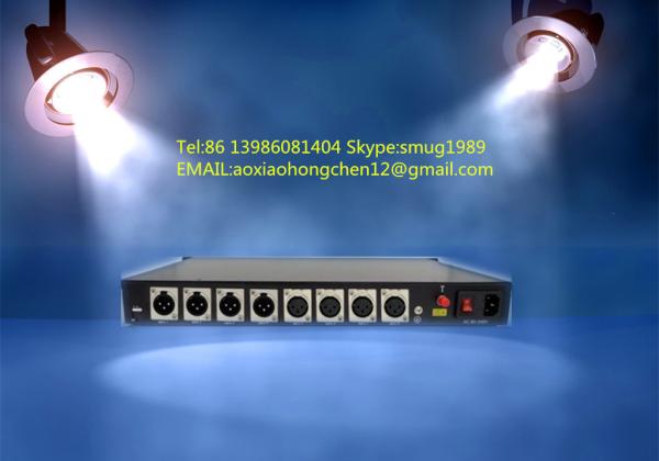 4CH BiDi XLR balanced audio over 1 single mode fiber extender to 20~120KM for Professional AV application