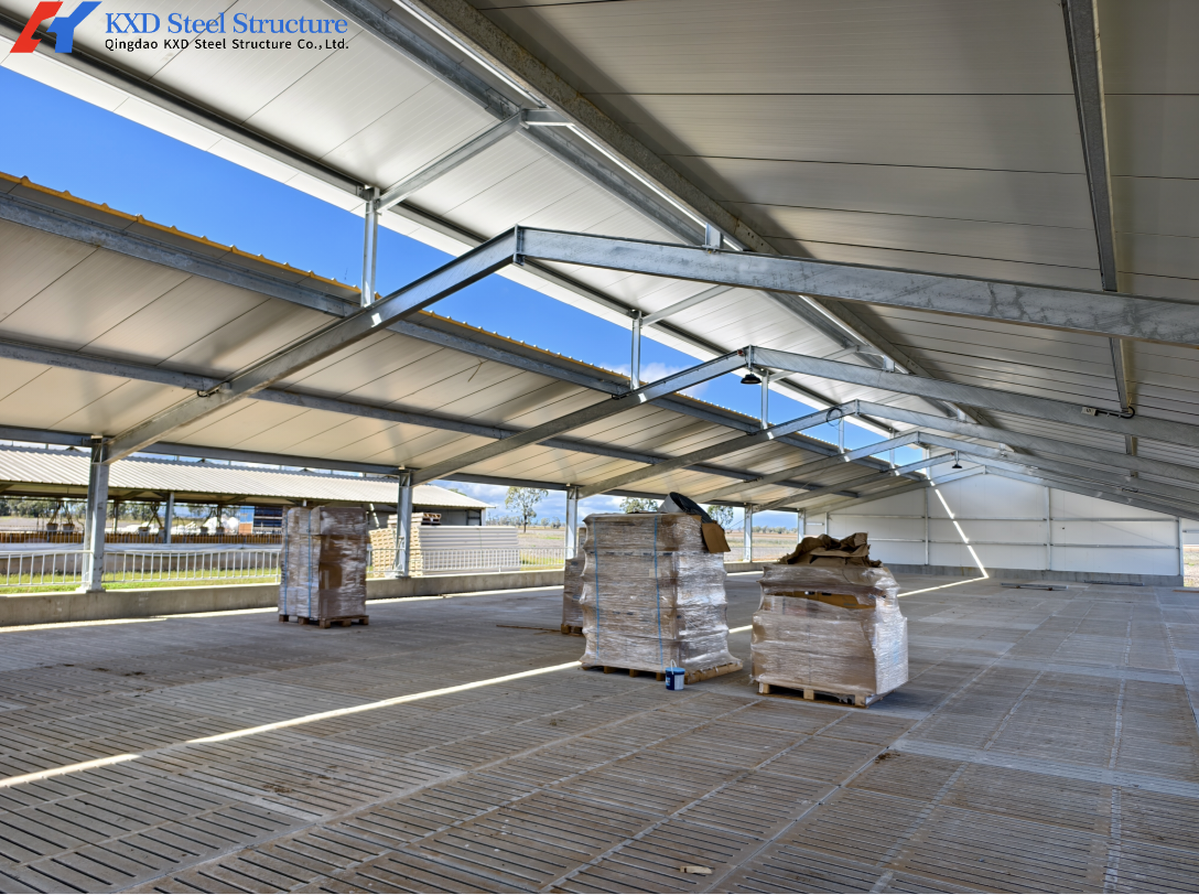 Prefabricated Steel Poultry Shed Long Span Steel Livestock Buildings