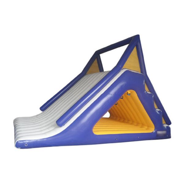 Giant lake inflatable water park Inflatable water slide jumping