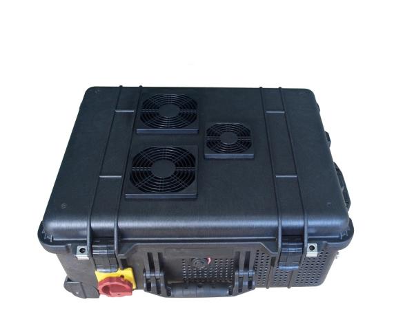 200W High Power Draw Bar Box 8 Channels Mobile Signal Jammer  RF frequncies 315 433 868MHz bomb jammer