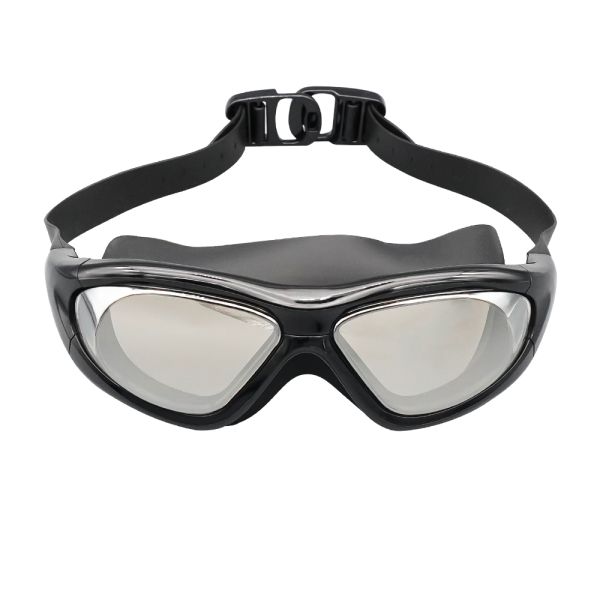 Professional Swimming Glasses Electroplated Swimming Goggles Anti Fog Lenses And Adjustable Strap