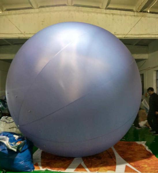 Outdoor Party Decorative LED Light Gigante Helium PVC Balão Inflavel com Impressão de Logotipo